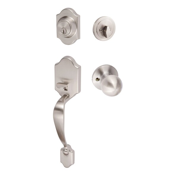 Sure-Loc Hardware Sure-Loc Hardware Coral Handleset, Tahoe Handleset Trim, Satin Nickel CR507-TA 15 - main